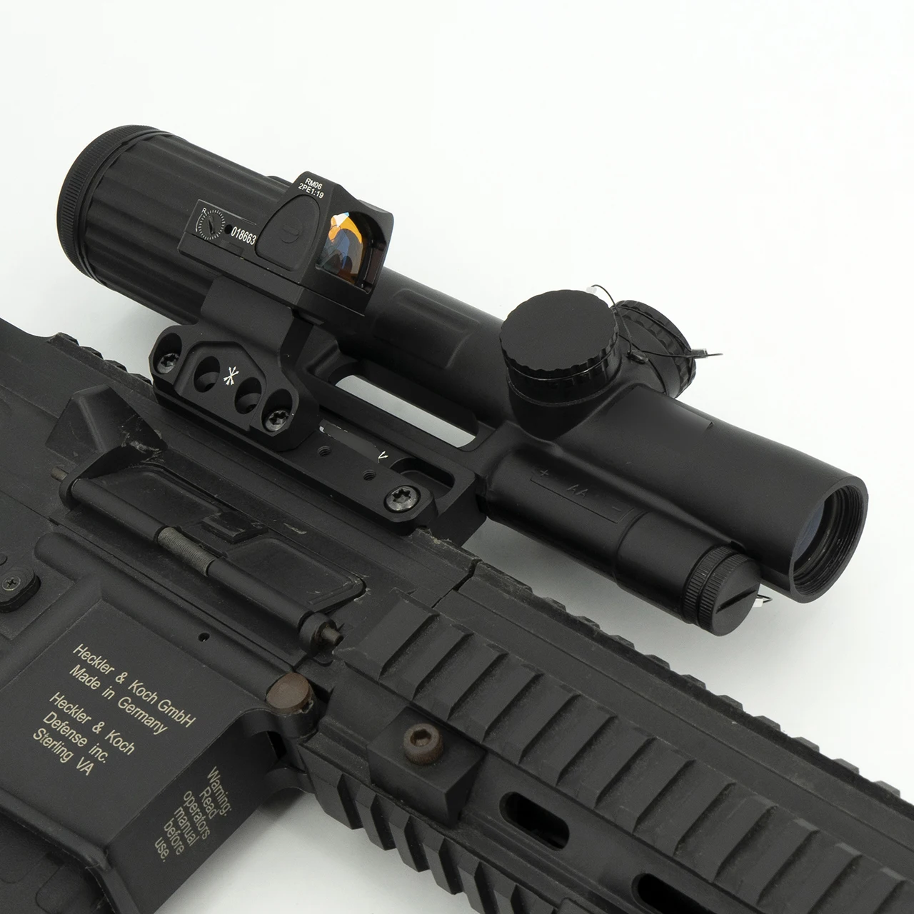 VCOG 1-6x24 30mm Tube Rifle Scope Tactical Airsoft Riflescope FFP LPVO Red Segmented Circle .308 / 175 Grain / Crosshair - Image 5