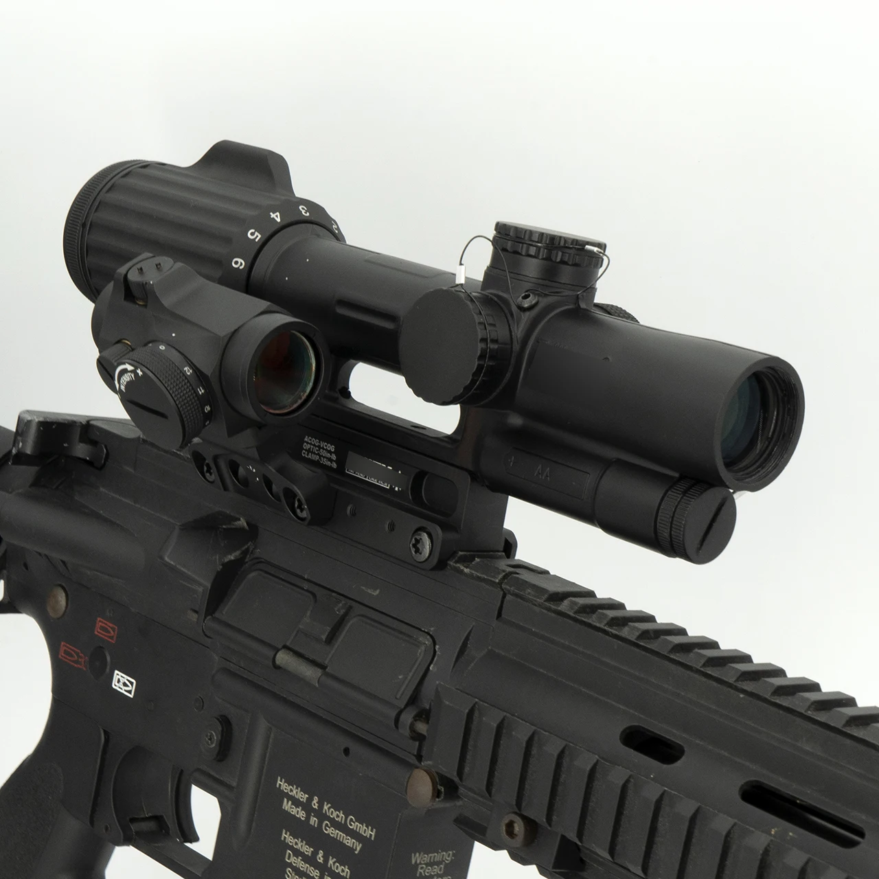 VCOG 1-6x24 30mm Tube Rifle Scope Tactical Airsoft Riflescope FFP LPVO Red Segmented Circle .308 / 175 Grain / Crosshair - Image 6