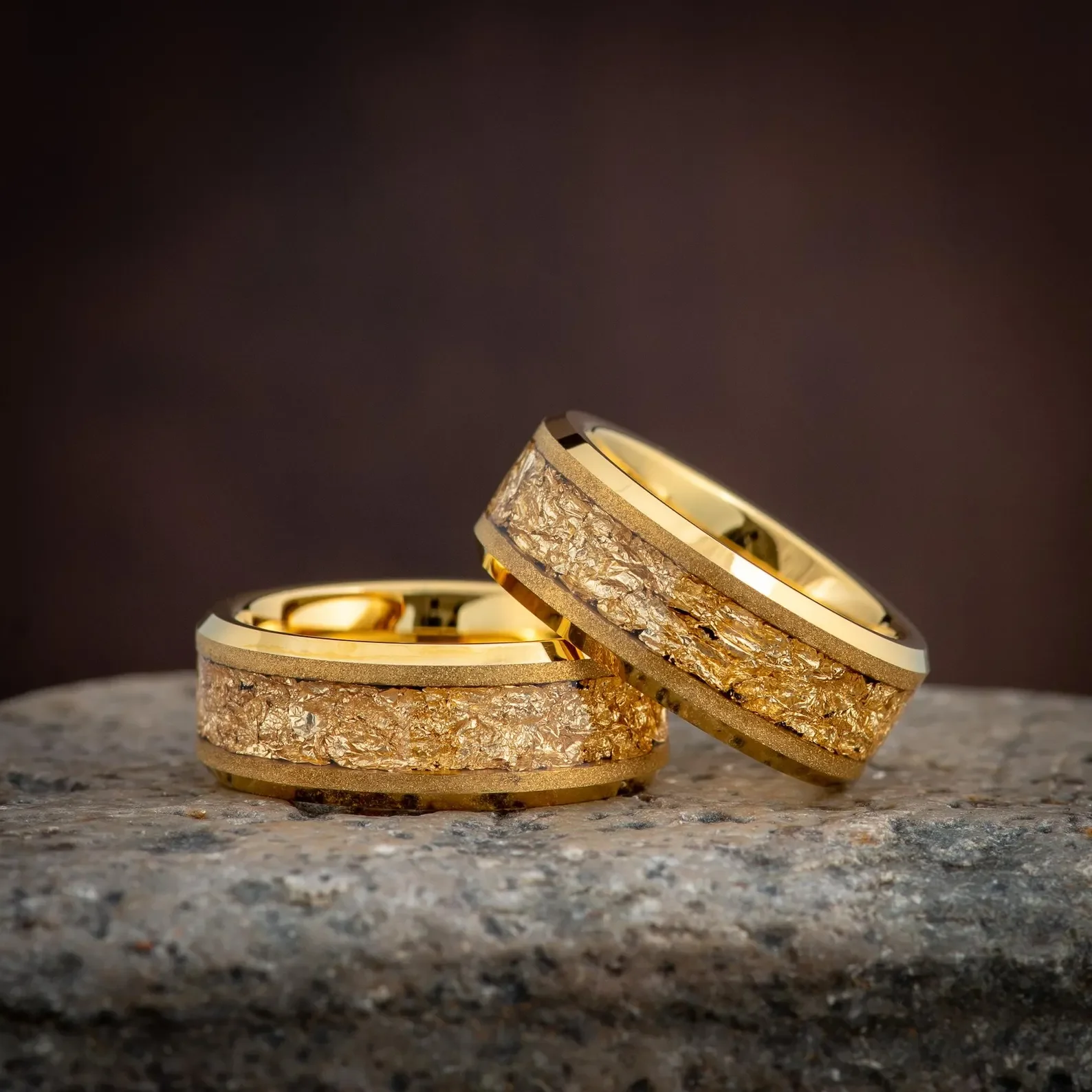 JEWELRY Engraved Personalized Tungsten Carbide Rings For Men Women Wedding Band Sandblasted New Design Jewelry Inlay Leaf - Image 6