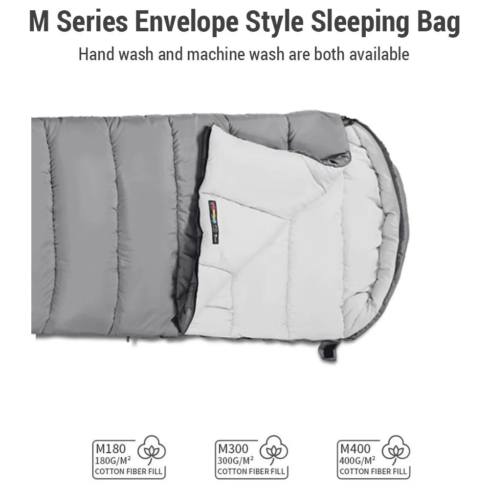 Double Persons Sleeping Bags For Adults Cold Weather 12°C- -18°C Cold-Resistant With Hooded Anti-splashing For Camping - Image 2