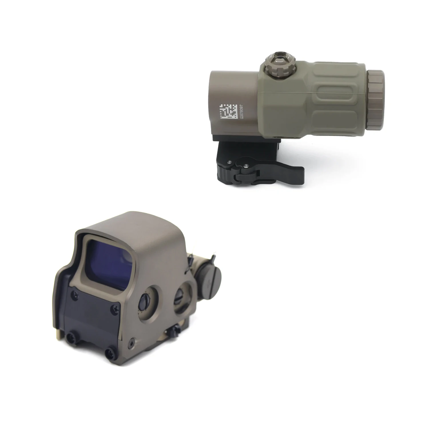 Tactical High Quality 558 G33 G43 Holographic 3x Red Dot Sight Hunting Gear W/20mm Rail Mount & QD Lever Optical Sight Magnifier - Image 9