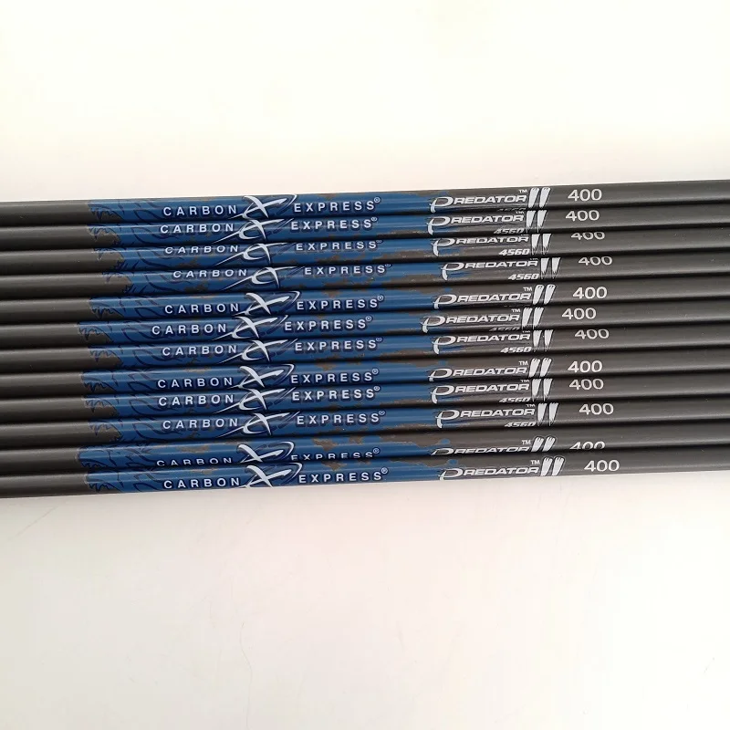 100% Pure Carbon Arrows Shaft ID4.2mm Spine300-800 Compound Recurve Bow Hunting Archery Shooting 12pcs - Image 3