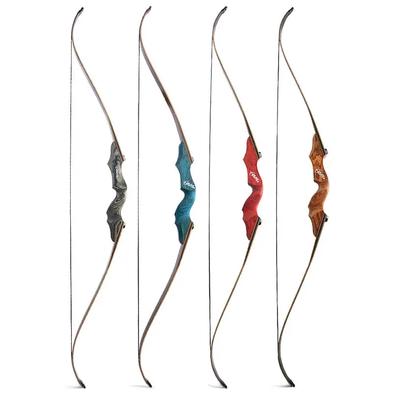 Professional Wood Bow Riser Archery Recurve Bow30-60Lbs Takedown American Hunting Recurve Bow - Image 6