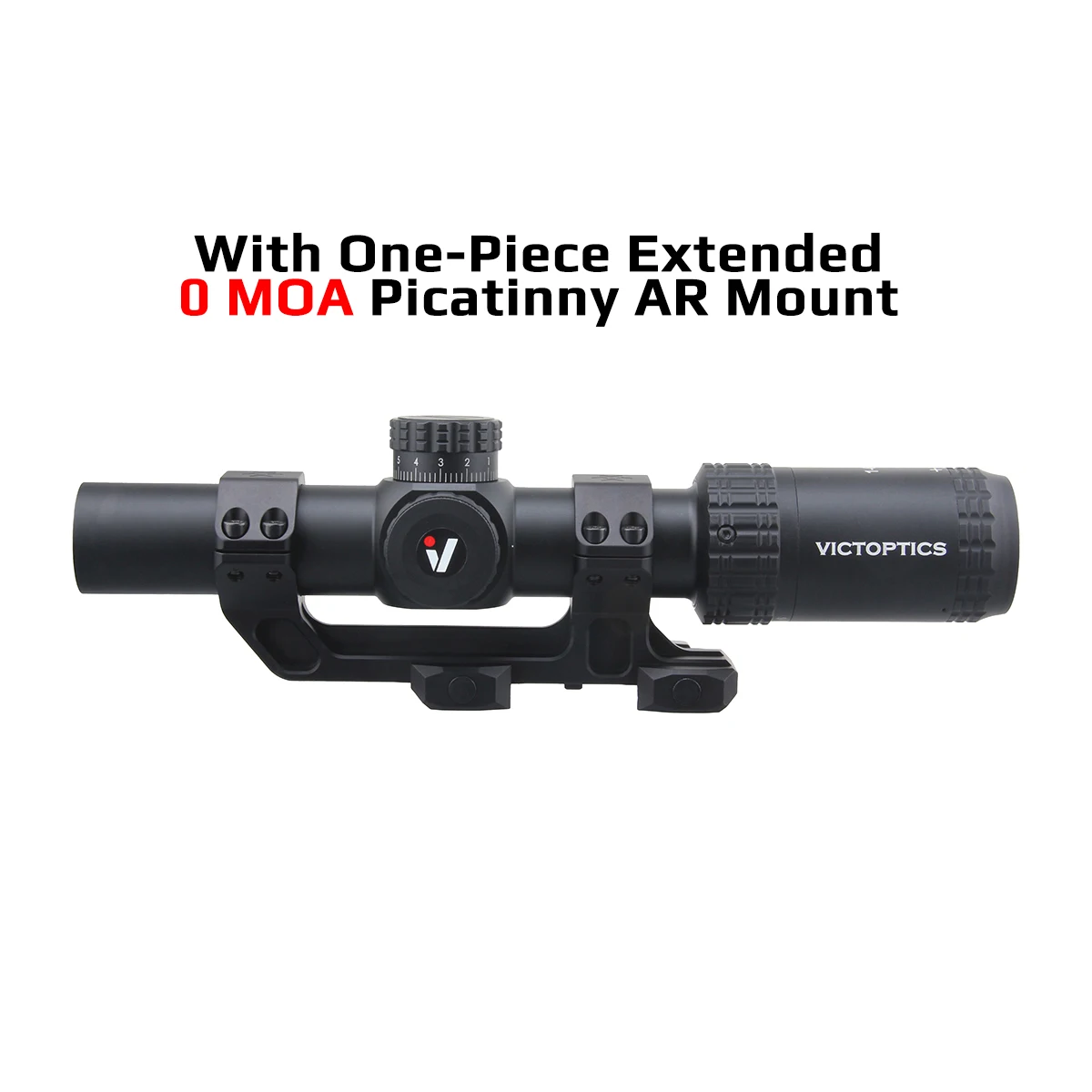 VictOptics S6 1-6x24i LPVO SFP Rifle Scope Fiber Reticle With Ultra Bright Dot Turret Lock Features For AR series - Image 10