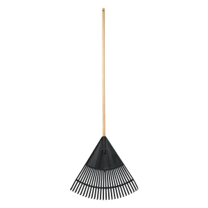 24-inch Wood and Poly Leaf Rake
