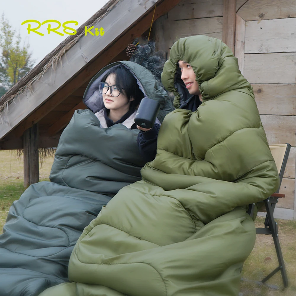 3.0KG Outdoor Cotton Sleeping Bag Cold Waterproof Warm -15 ℃ -25 ℃ Thicker and Wider Oversized Sleeping Bag - Image 2