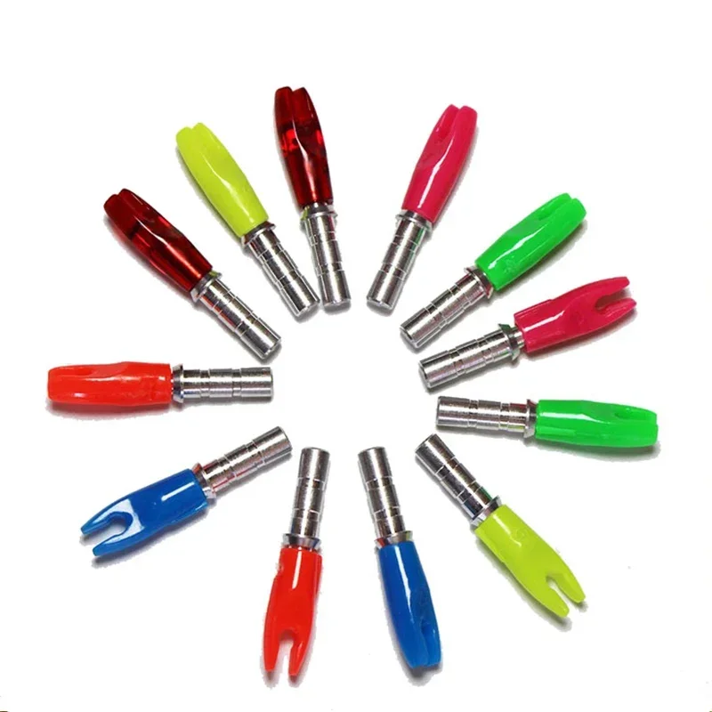 12pcs Archery Arrow Pin Nocks ID3.2/4.2/6.2MM Carbon Arrow Shaft Compound Recurve Bow Hunting Shooting - Image 3