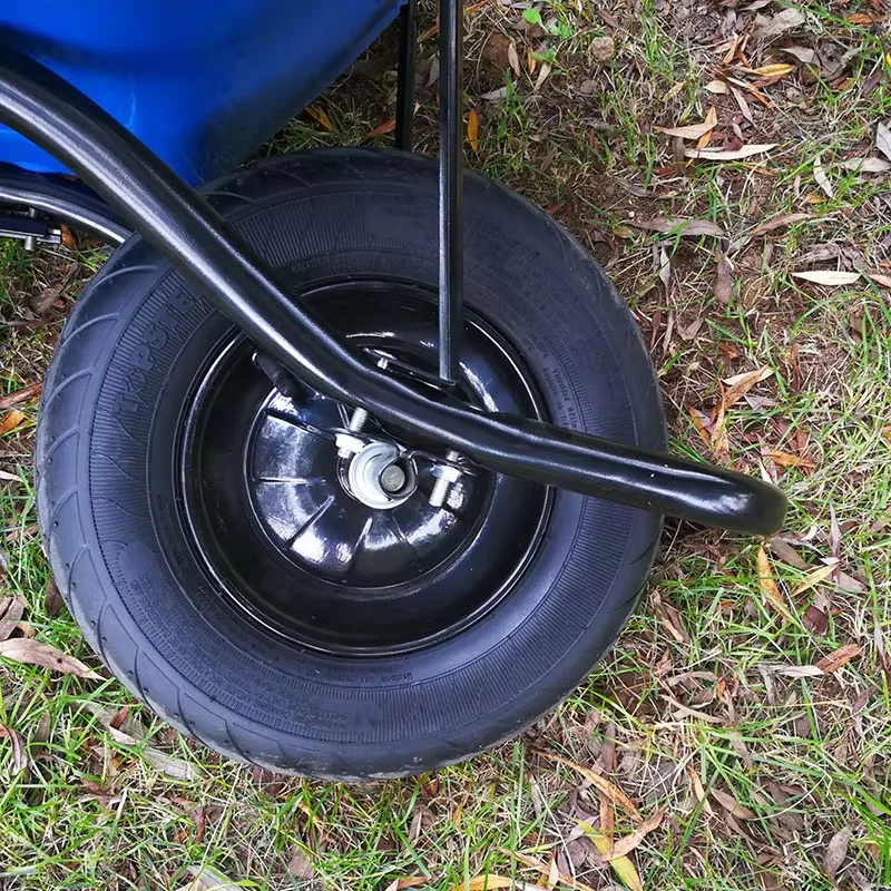 Foam Rubber Wheel Barrow Construction 200KG Carretilla Metal Concrete Usa Wheelbarrow - Image 4