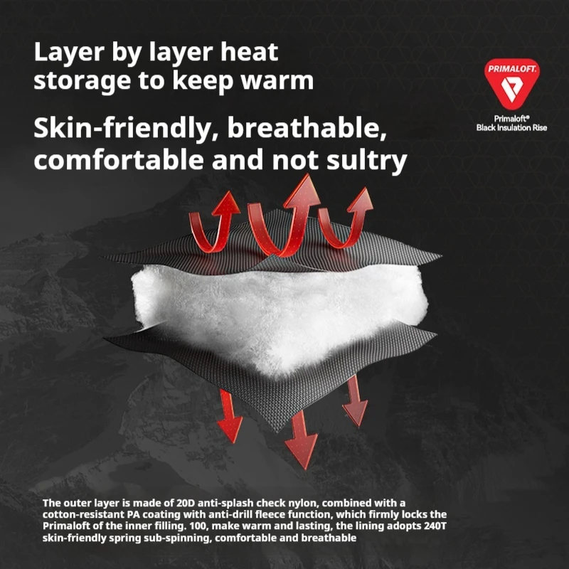 Outdoor Sleeping Bag Primaloft Rise Series Cotton Four Seasons Universal Portable Ultralight Camping Adult Quilt - Image 2