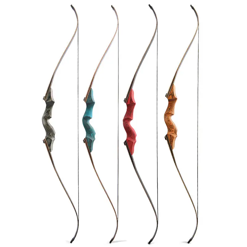 Professional Wood Bow Riser Archery Recurve Bow30-60Lbs Takedown American Hunting Recurve Bow - Image 3