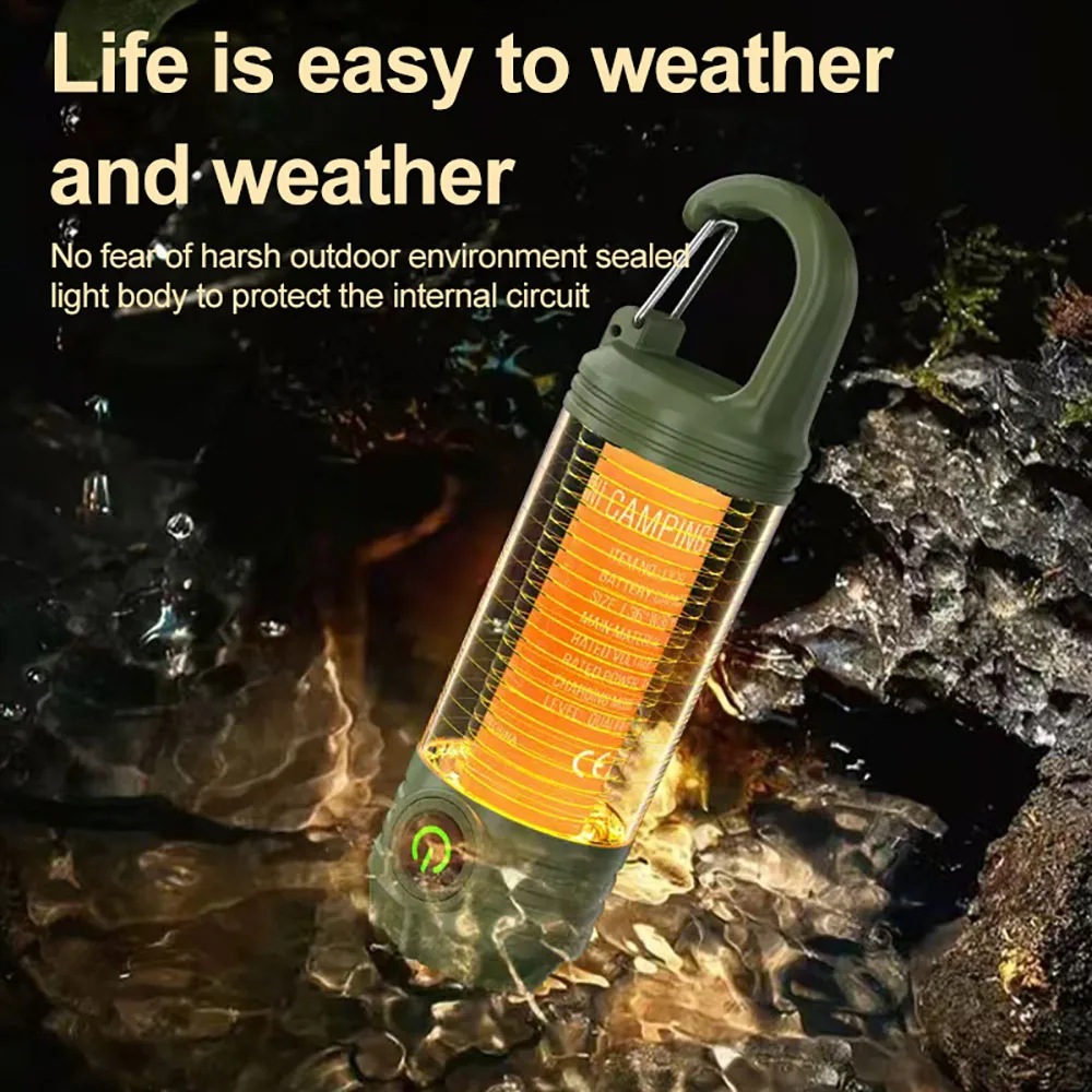 Multi Functional Outdoor LED Camping Light Night Riding Light Rechargeable Handheld Night Light Waterproof Travel Light - Image 3