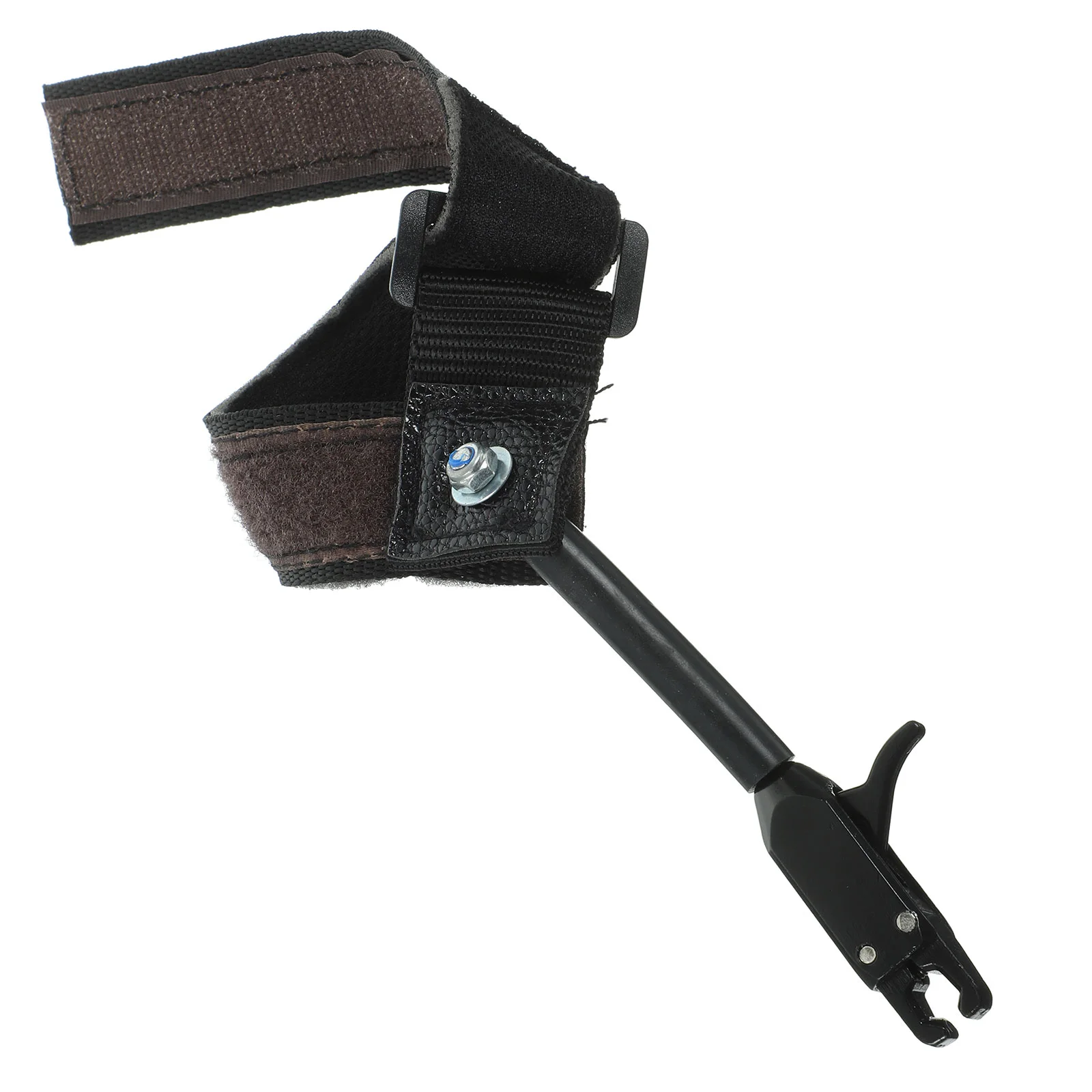 Arrow Trigger Wristband Compound Bow Archery Release Caliper Black Recurve Strap - Image 2