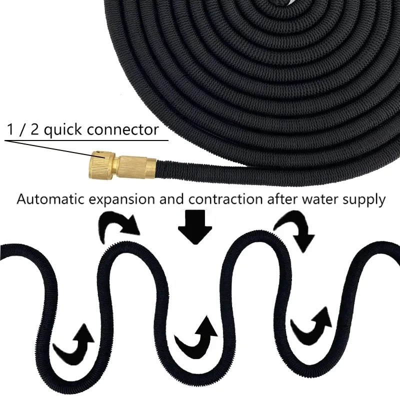New Expandable Magic Hose High Pressure Car Wash Hose With Spray Gun Set Outdoor Watering Irrigation Tool Garden Hose - Image 3