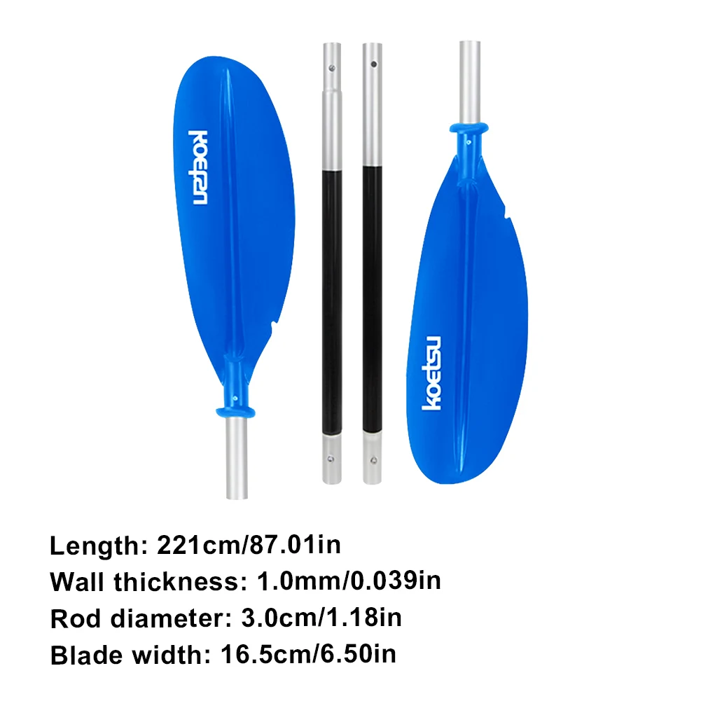 4-Piece Two Way Paddle Adjustable Floating Kayak Paddle Aluminium Alloy Stand Up Paddleboard Paddles for Canoe Kayaking - Image 6