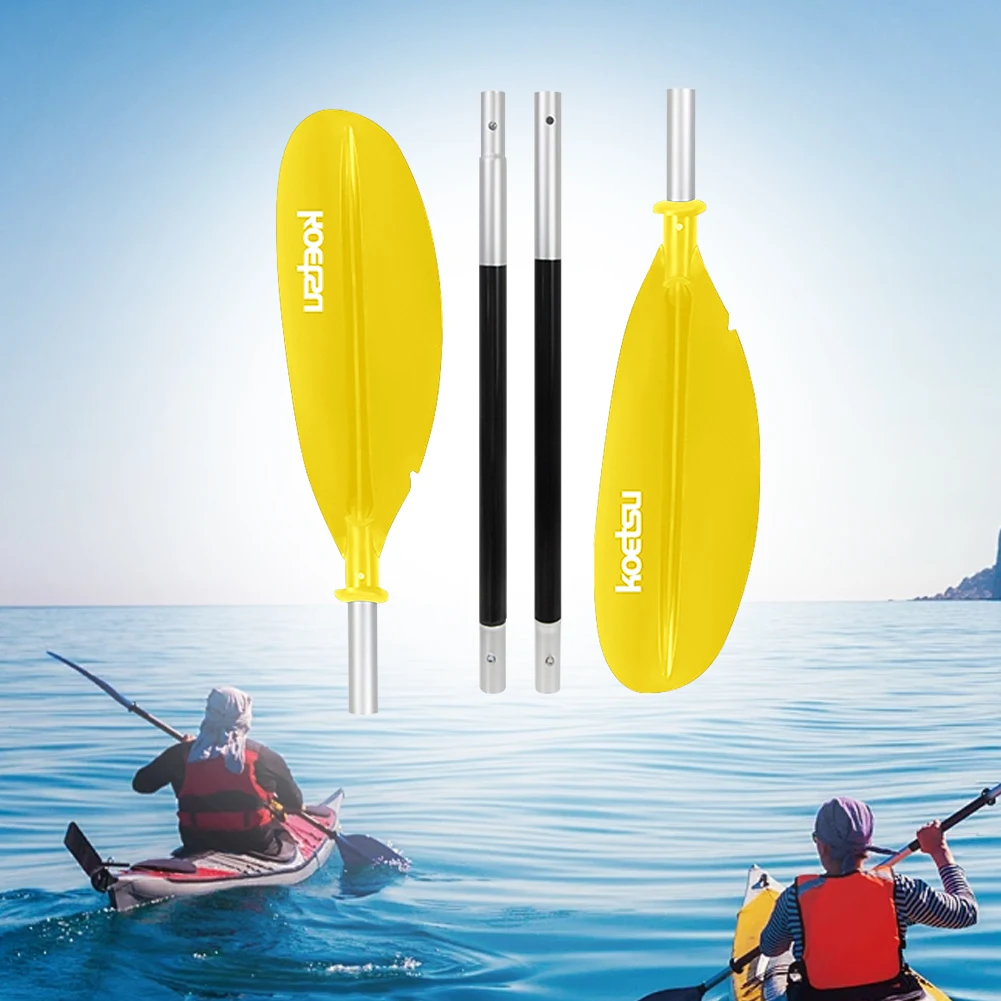 4-Piece Two Way Paddle Adjustable Floating Kayak Paddle Aluminium Alloy Stand Up Paddleboard Paddles for Canoe Kayaking - Image 5