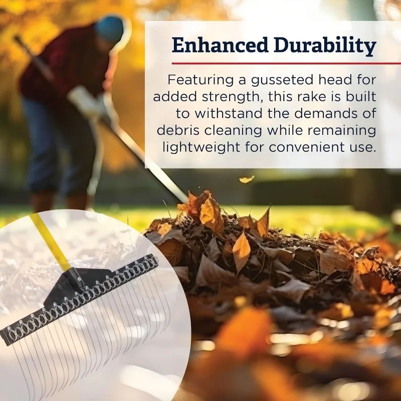 Garden Landscape Rake – 9” & 21" Head Garden Debris Rakes Combo | Elevate Your Outdoor Spaces with Precision and Efficiency - Image 5