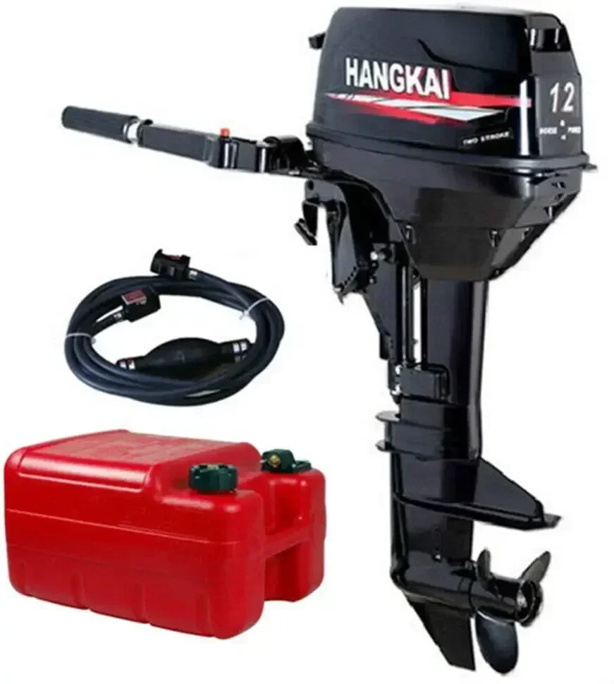 18HP 2 Stroke Outboard Motor, Fishing Boat Engine Water Cooling 246CC Heavy Duty Boat Engine Marine Engine with CDI Ignition - Image 7