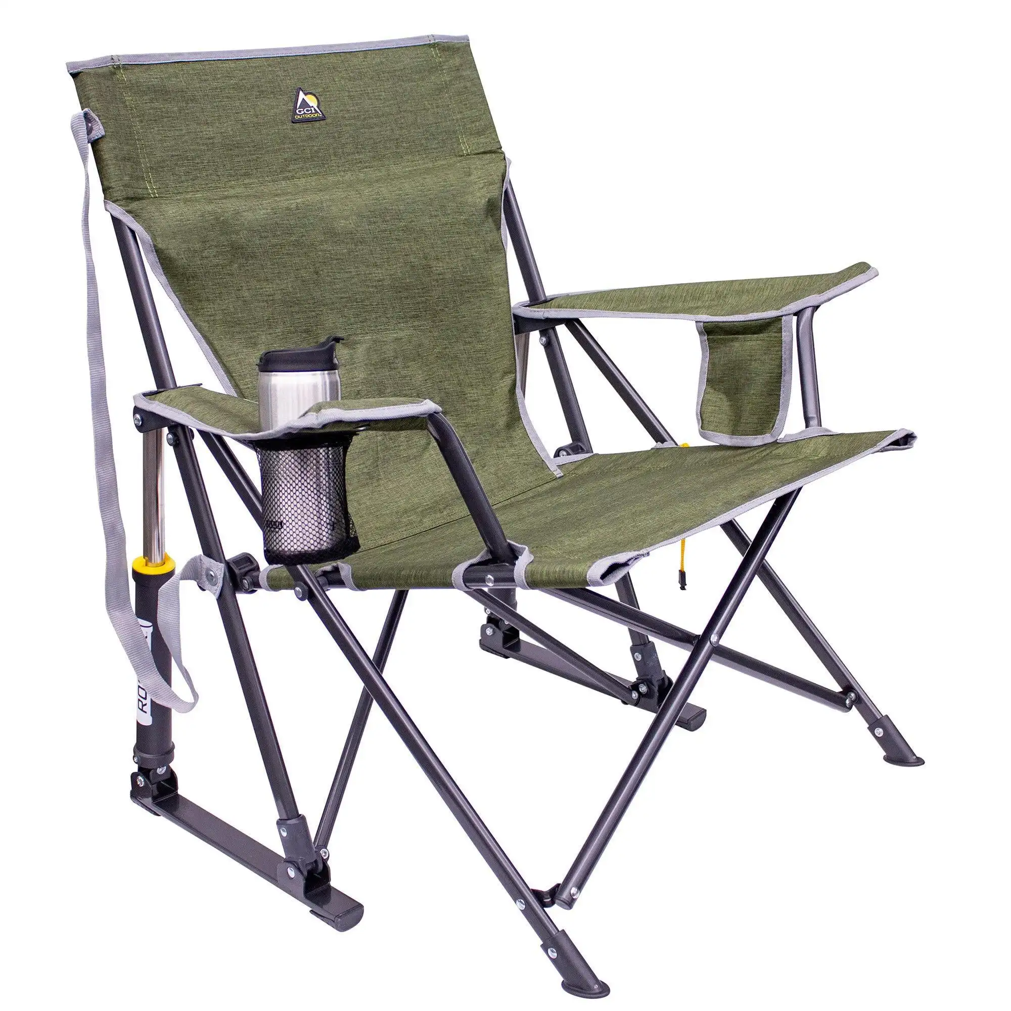 GCI Outdoor Kickback Rocker Foldable Rocking Camp Chair - Image 8