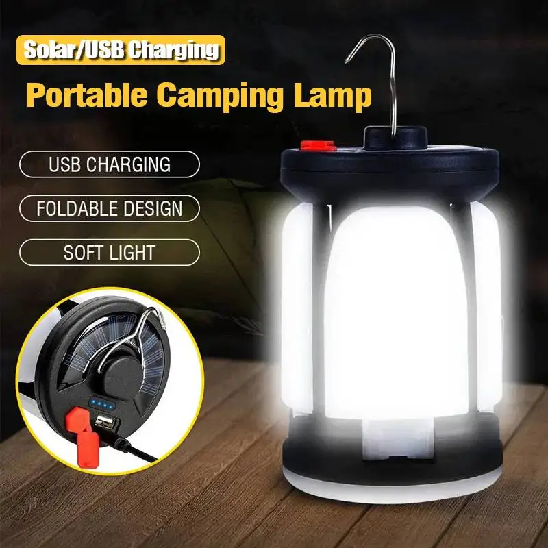 Rechargeable LED Camping Lantern With folding LED floodlight Portable Tent Light With 3 Light Modes For Camping, Hiking, Fishing - Image 6