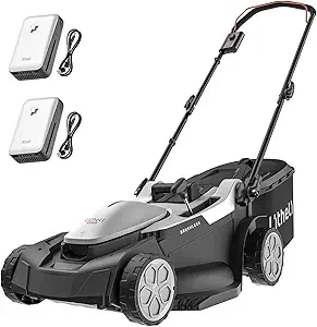 Litheli 18" 2x20V Electric Lawn Mower for Garden Yards, Lightweight Cordless Lawn Mower Brushless with 6-Position Height Adjustm - Image 7