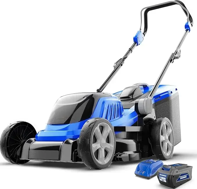 40V Brushless 21 Inch Cordless Self-propelled Lawn Mower, Height Adjustable Electric Lawn Mower, Comes with Battery and Charger - Image 7