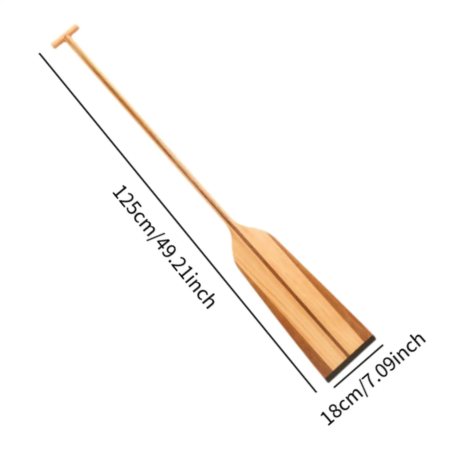 Lightweight Wooden Dragon Boat Paddle with Ergonomic Grip Waterproof Beginner Boat Oar for Boating Sports Equipment - Image 6