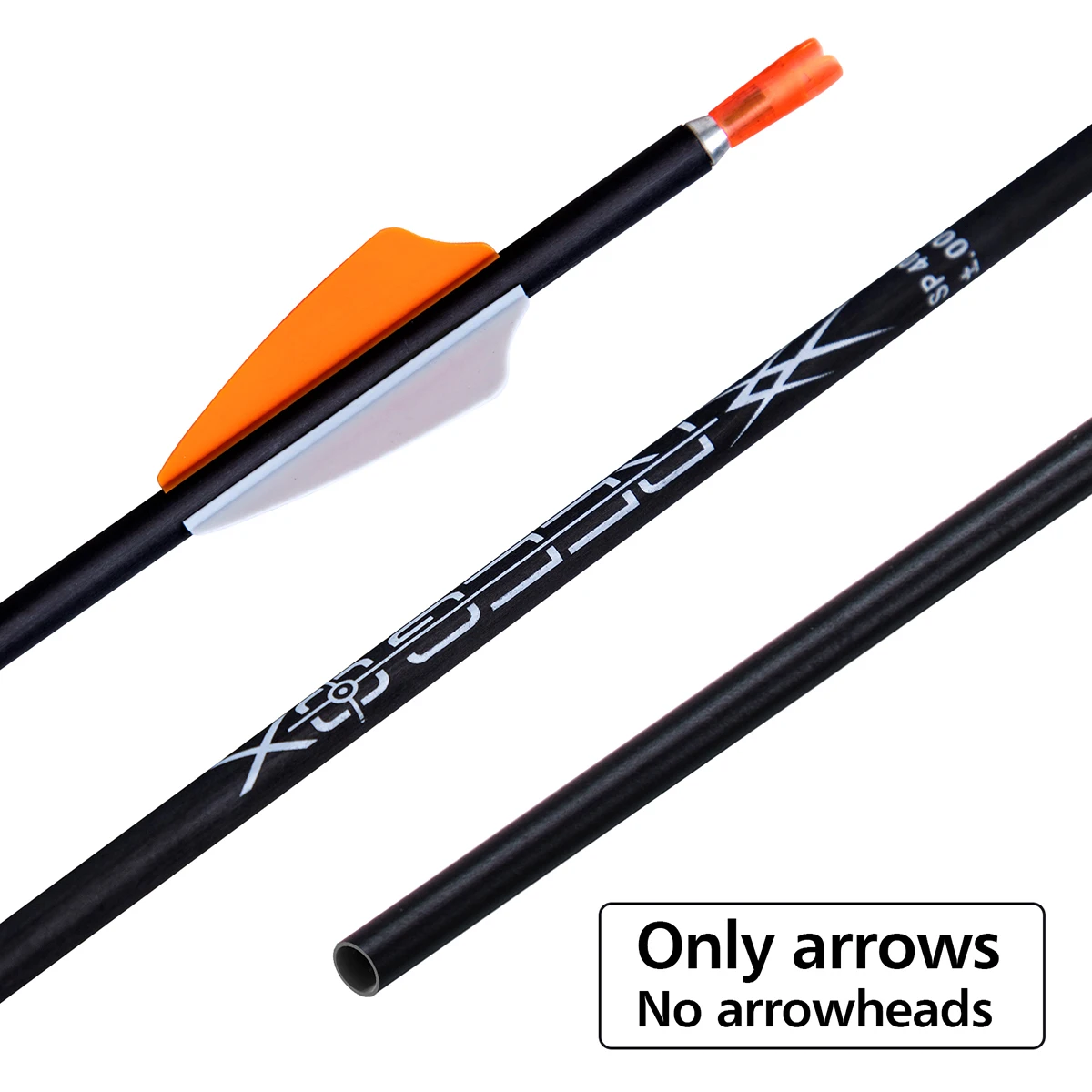 12pcs 31" Carbon Arrows for Compound Bow & Recurve Bow, Spine 1000-1500 Hunting Arrows Outdoor Target Practice - Image 5