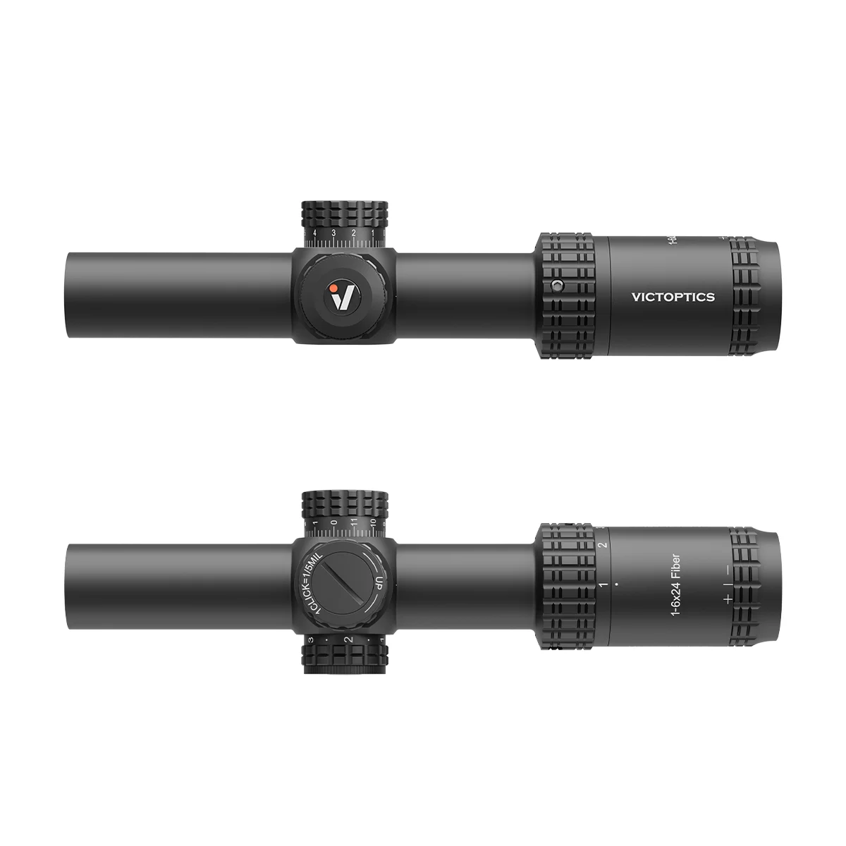 VictOptics S6 1-6x24i LPVO SFP Rifle Scope Fiber Reticle With Ultra Bright Dot Turret Lock Features For AR series - Image 2