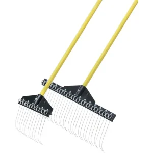 Garden Landscape Rake – 9” & 21" Head Garden Debris Rakes Combo | Elevate Your Outdoor Spaces with Precision and Efficiency
