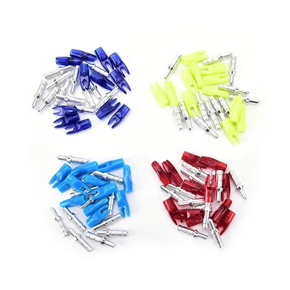 12pcs Archery Arrow Pin Nocks ID3.2/4.2/6.2MM Carbon Arrow Shaft Compound Recurve Bow Hunting Shooting - Image 4
