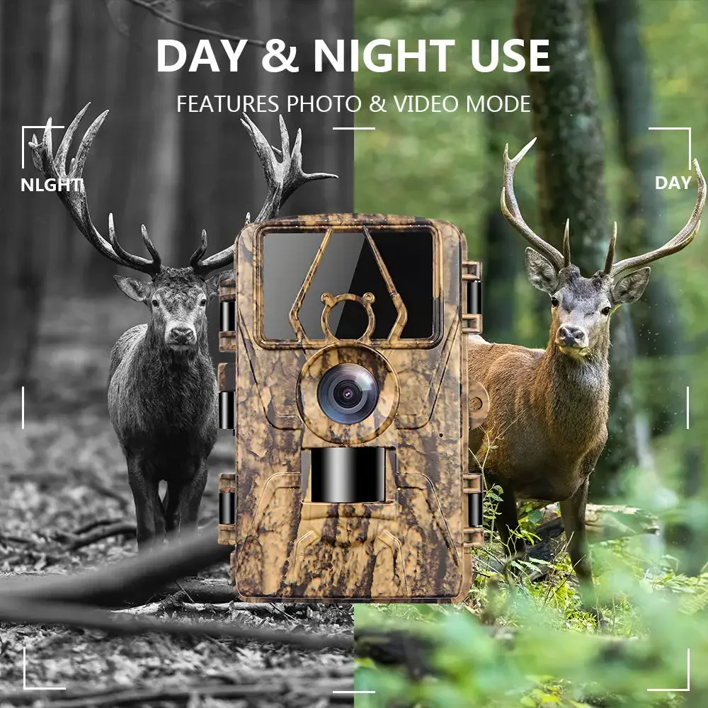 8K WiFi Trail Camera 130° Detection Angle 60MP Waterproof Outdoor Animal Hunting Trail Video Photo Trap Wild Camera APP Control - Image 5