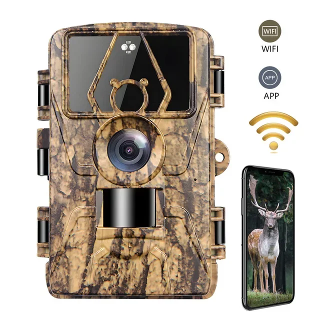 8K WiFi Trail Camera 130° Detection Angle 60MP Waterproof Outdoor Animal Hunting Trail Video Photo Trap Wild Camera APP Control - Image 9