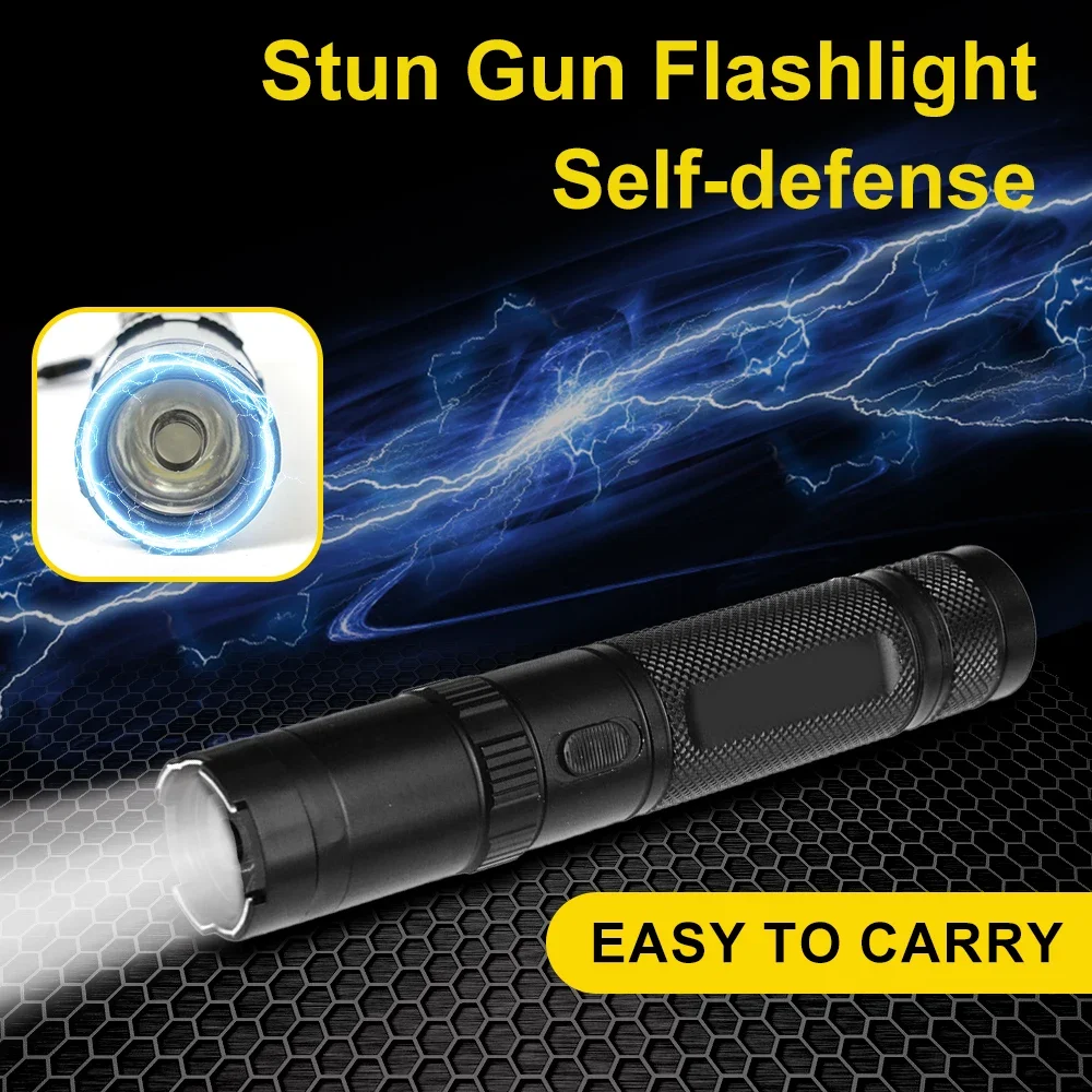 910A Flashlight Self-Defense Device - Aerospace Reinforced Alloy Outdoor Self-Defense Flashlight, Rechargeable Large Capacity - Image 2