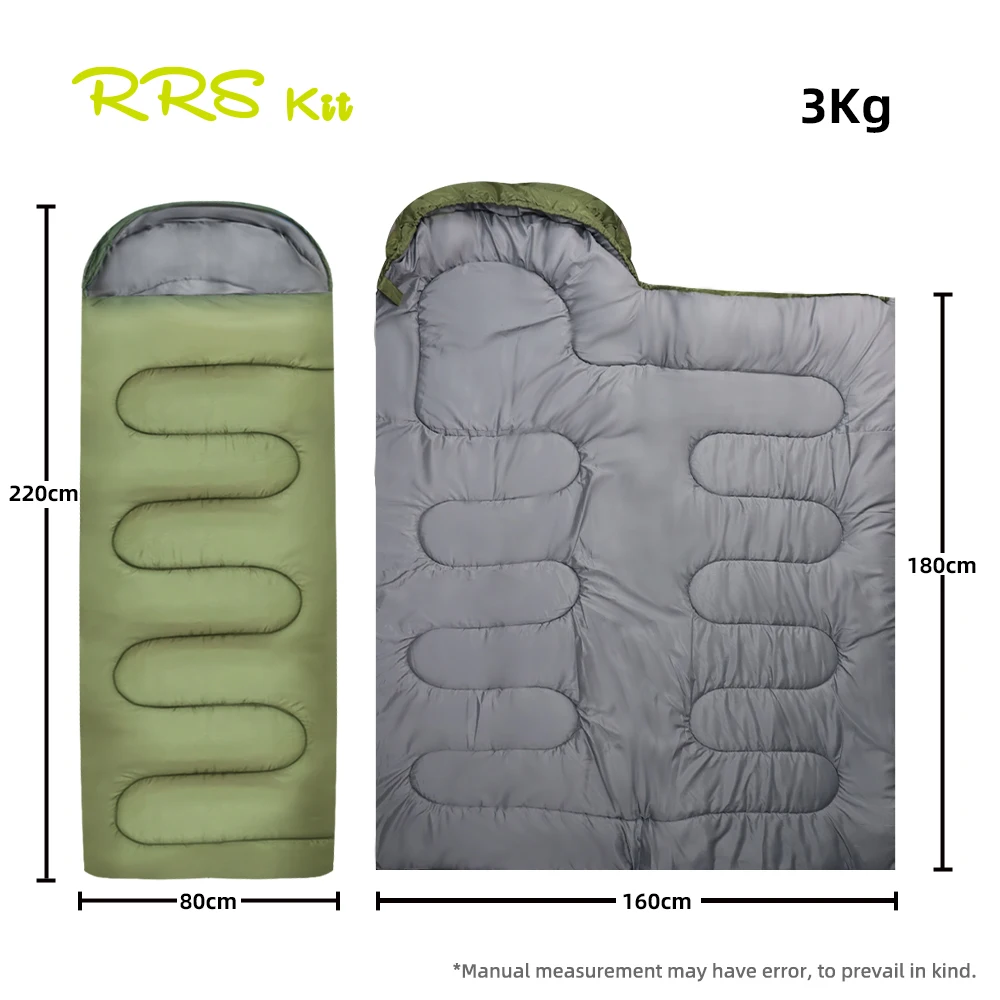 3.0KG Outdoor Cotton Sleeping Bag Cold Waterproof Warm -15 ℃ -25 ℃ Thicker and Wider Oversized Sleeping Bag - Image 7