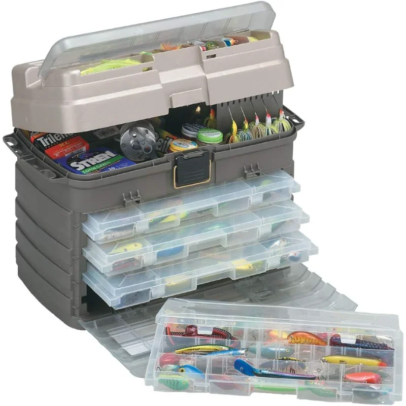 Plano StowAway Tackle System, Includes Four removable organization storage boxes, Premium Tackle Storage