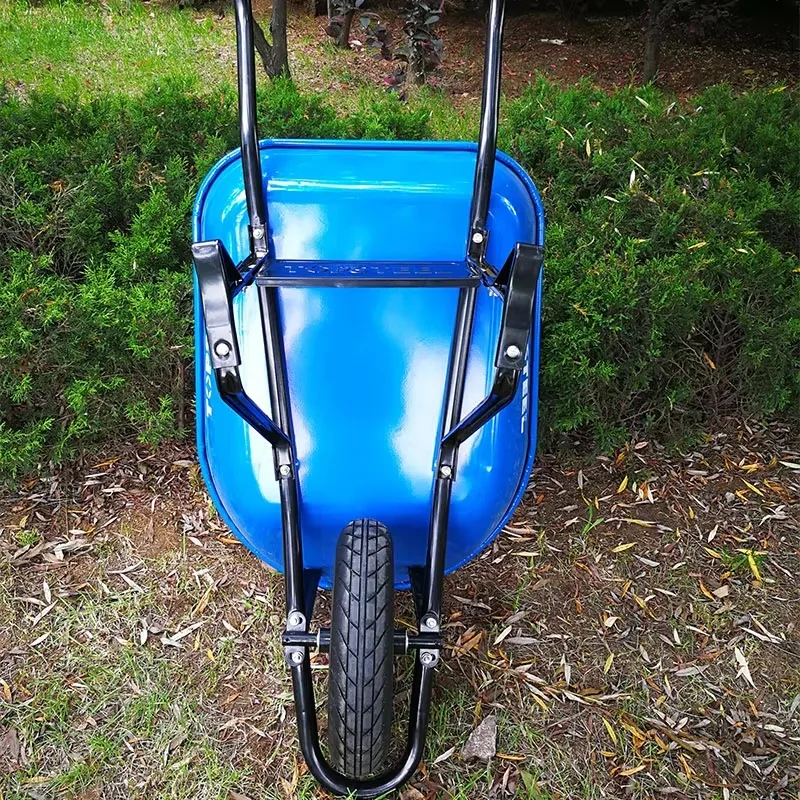 Foam Rubber Wheel Barrow Construction 200KG Carretilla Metal Concrete Usa Wheelbarrow - Image 3