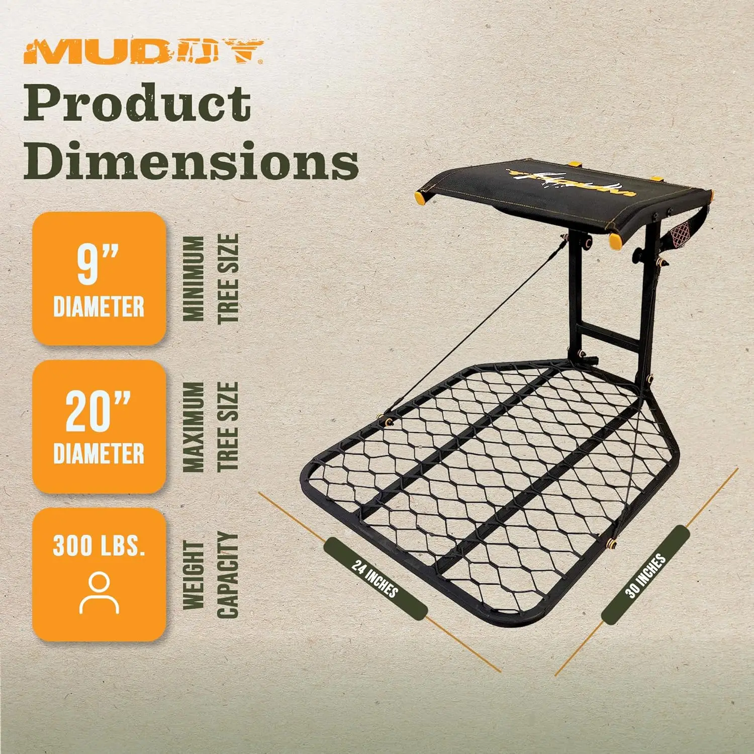 USA Hang On 1 Person Hunting Tree Stand Platform with Silent Straps, FlexTek Comfort Seating, and Extra Wide Platform (2 Pack) - Image 3