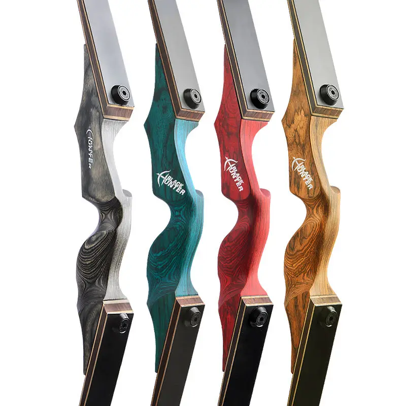 Professional Wood Bow Riser Archery Recurve Bow30-60Lbs Takedown American Hunting Recurve Bow