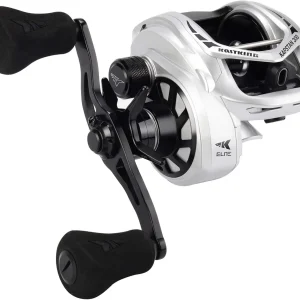 Elite 300 Baitcasting Fishing Reel, Low Profile, Large Capacity Casting Reel, Graphite Frame, 35 lbs. Drag 5.4:1 Ratio