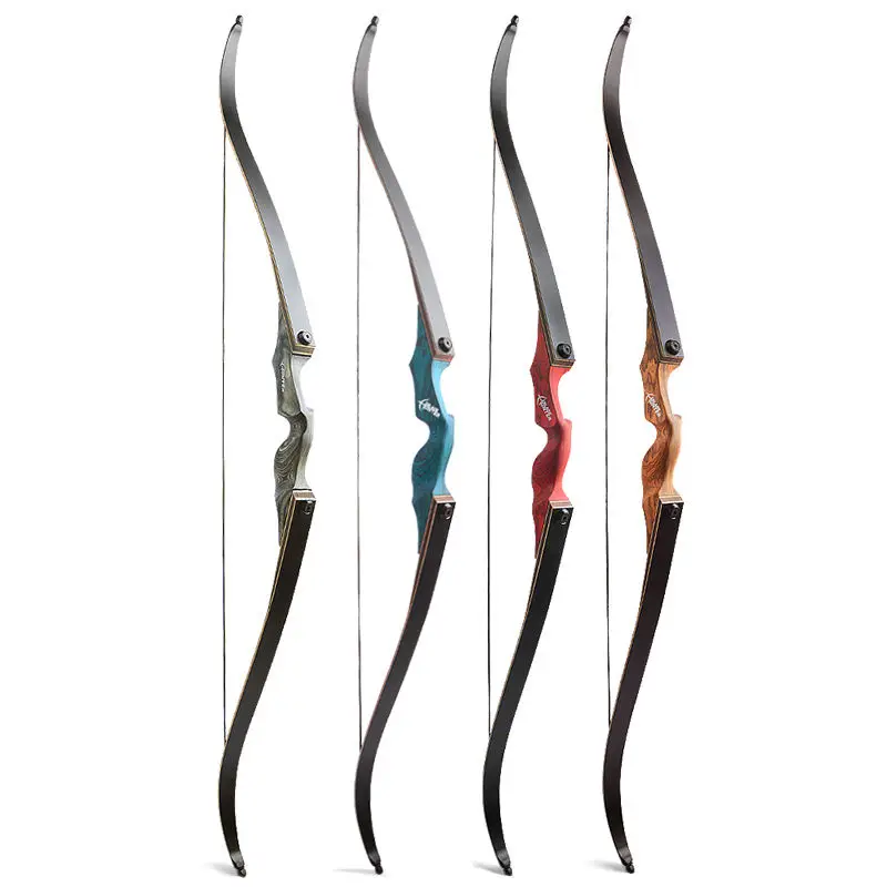 Professional Wood Bow Riser Archery Recurve Bow30-60Lbs Takedown American Hunting Recurve Bow - Image 5