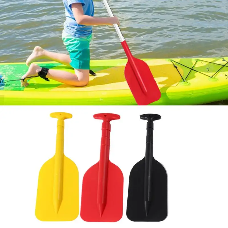 Kids Telescoping Paddle Canoe Paddle for Boat Water Sports Safety Accessories with Anti-Slip Grip for Rowing Kayaking Students