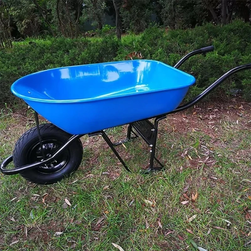 Foam Rubber Wheel Barrow Construction 200KG Carretilla Metal Concrete Usa Wheelbarrow